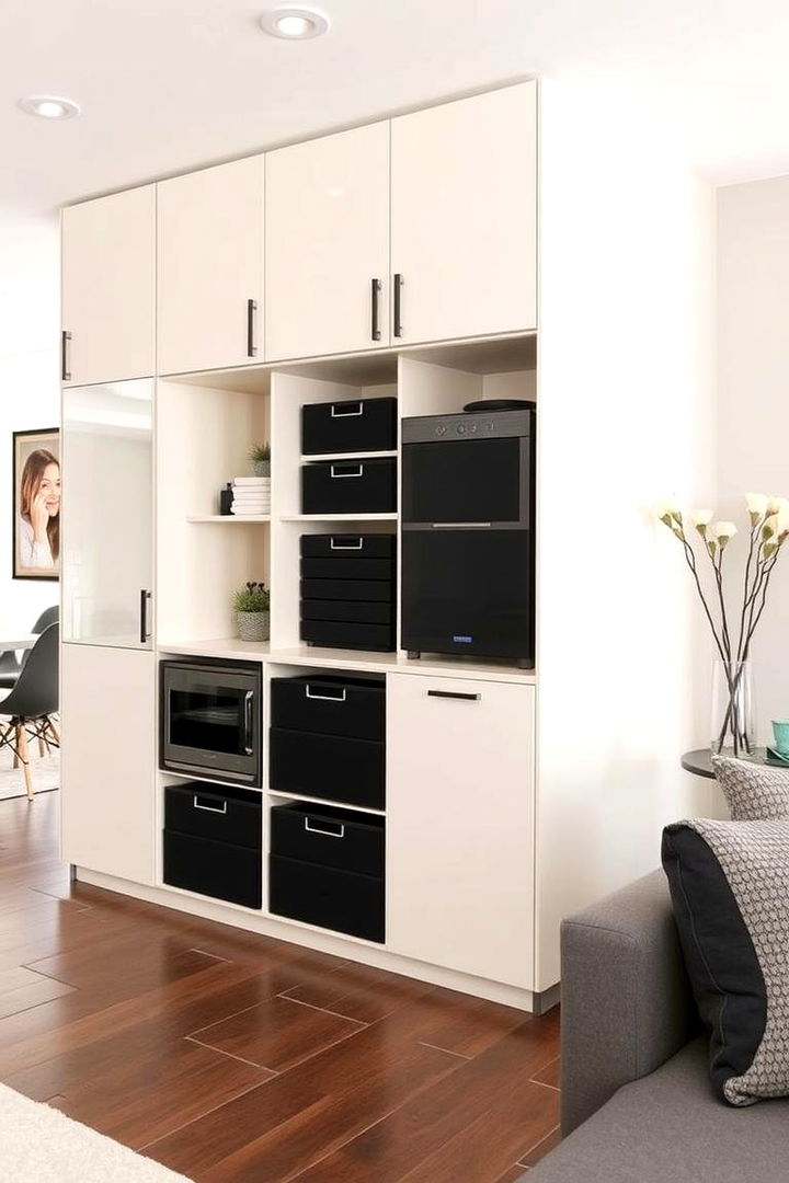 Functional Space with a Twist - 22 Cream and Black Living Room Ideas