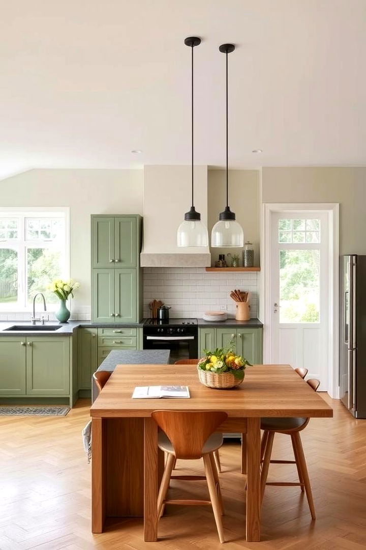 Functional Spaces for Dynamic Lifestyles - 22 Sage Green House With Black Door