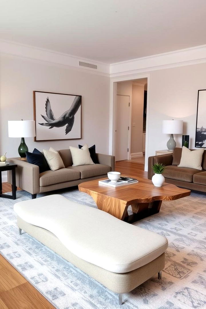 Functional Statement Furniture - 22 Transitional Living Room Ideas