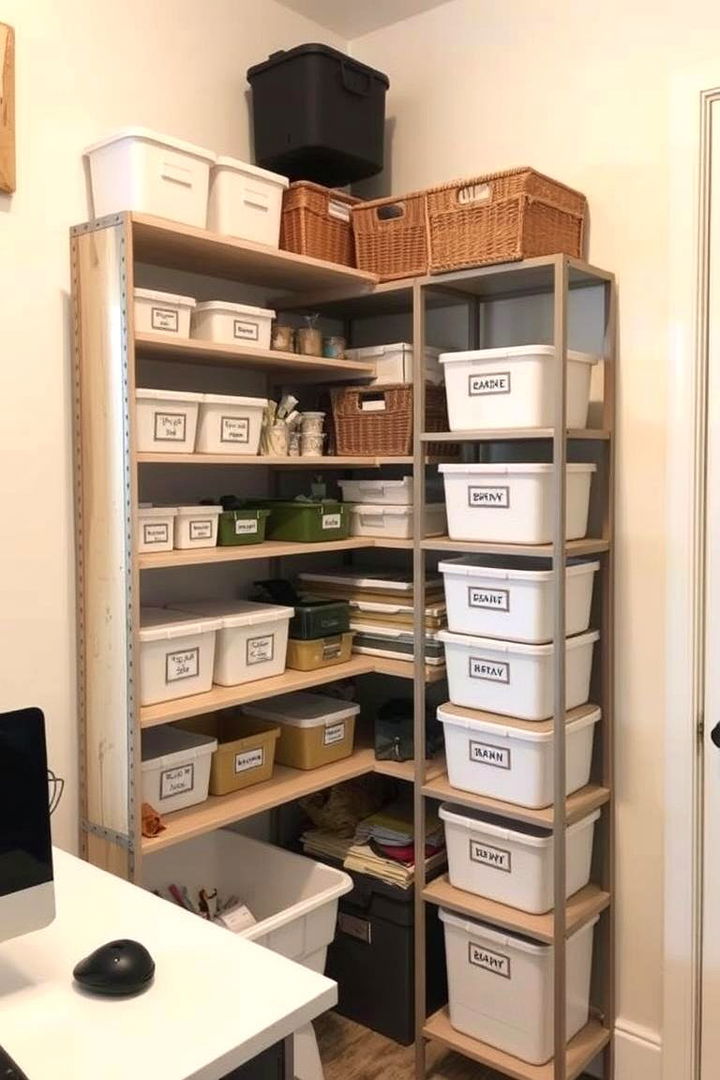 Functional Storage Ideas - 22 Budget Home Office Ideas