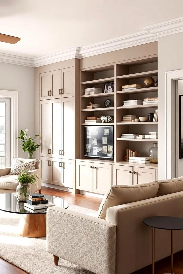 Functional Storage Solutions - 22 Hamptons Living Room Ideas