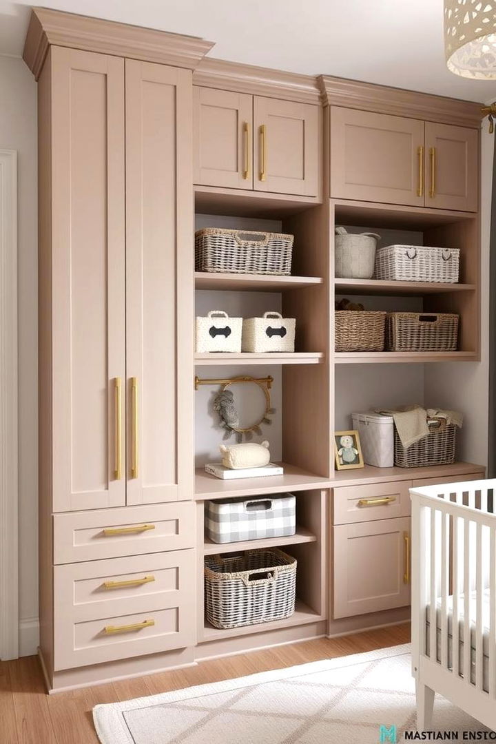 Functional Storage Solutions - 22 Neutral Nursery Ideas