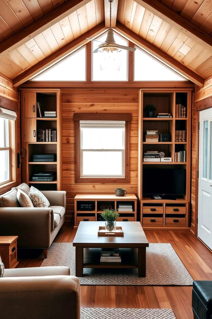 Functional Storage Solutions - 22 Cabin Living Room Ideas