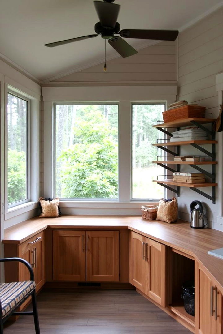 Functional Storage Solutions - 22 Small Screened-in Porch Ideas