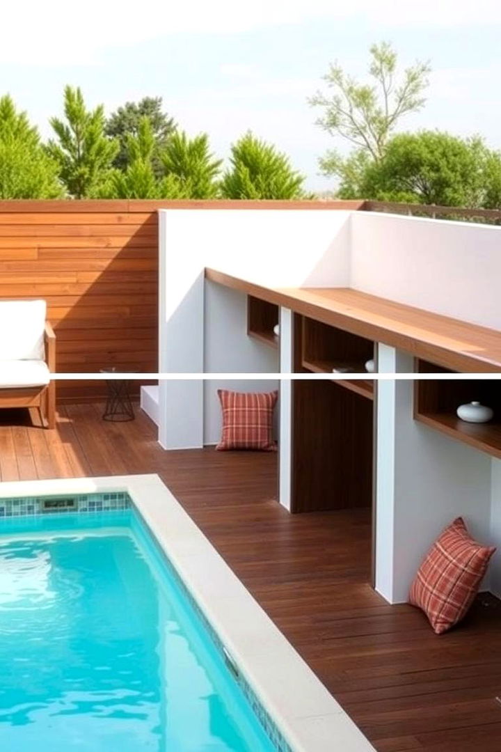 Functional Storage Solutions - 22 Above-ground Pool With Deck Ideas