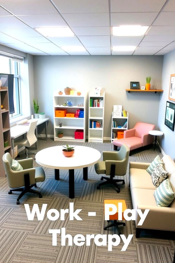 Functional Work Play Layout - 22 Therapist Room Ideas