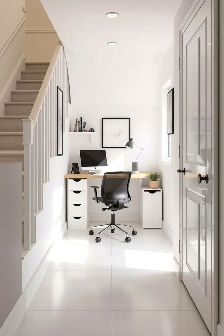 Functional Workspace - 22 Stair Landing Ideas