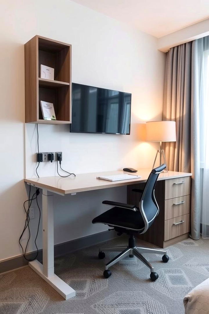 Functional Workstations - 22 Office Guest Room Ideas