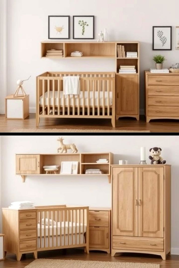 Functional and Aesthetic Furniture - 22 Boho Nursery Ideas