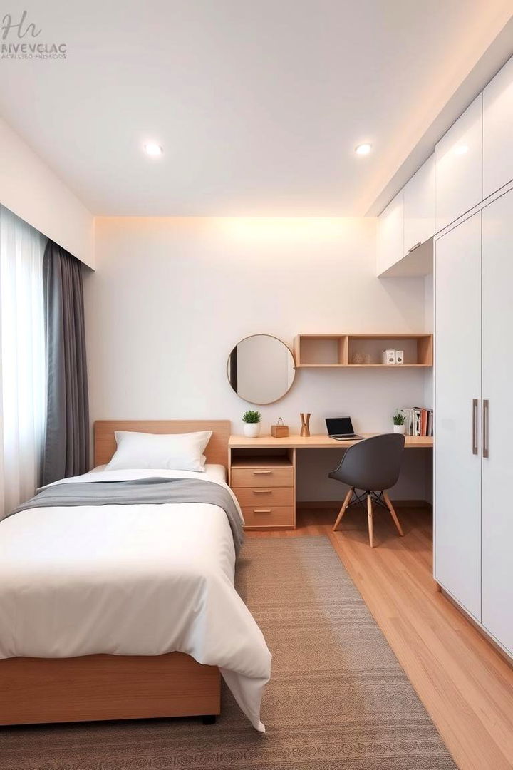 Functional and Organized Layout - 22 Twin Bedroom Ideas