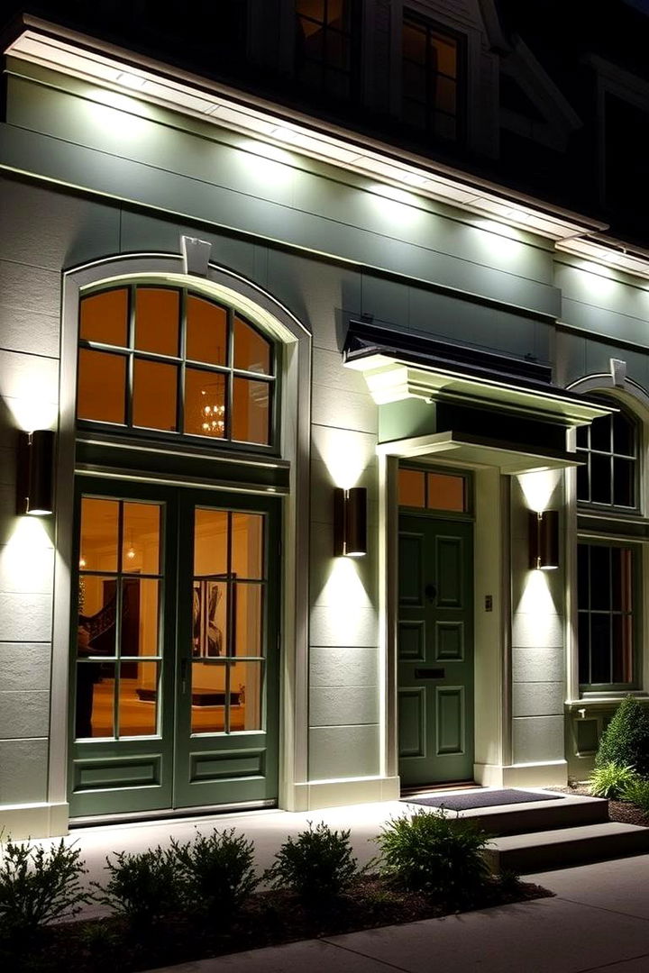 Functional and Stylish Lighting - 22 Sage Green House Exterior Ideas