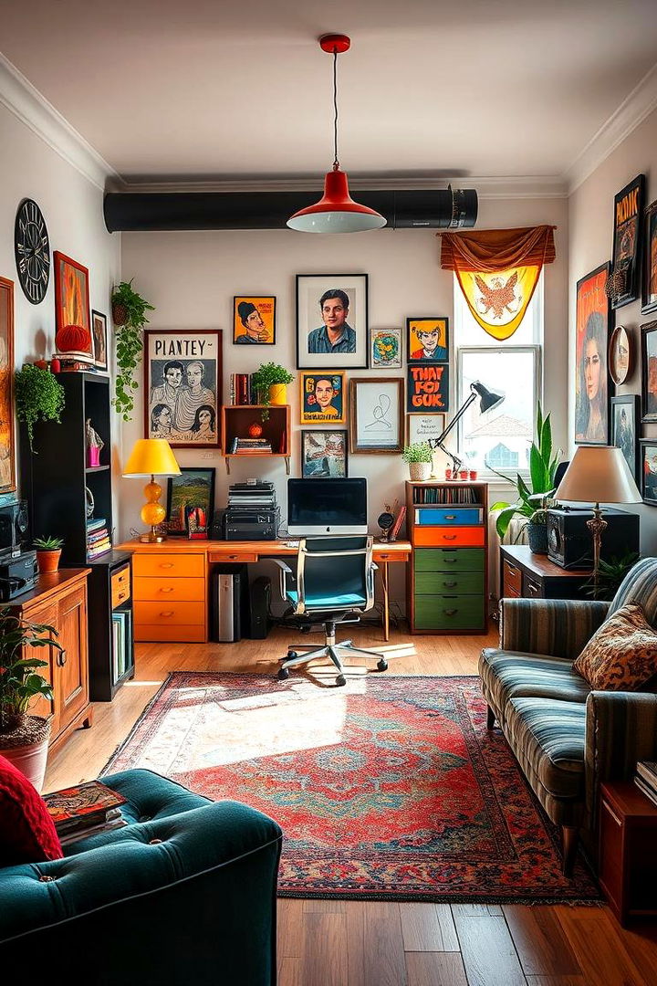 Funky Home Office Inspirations - 22 1970s-inspired Design Ideas