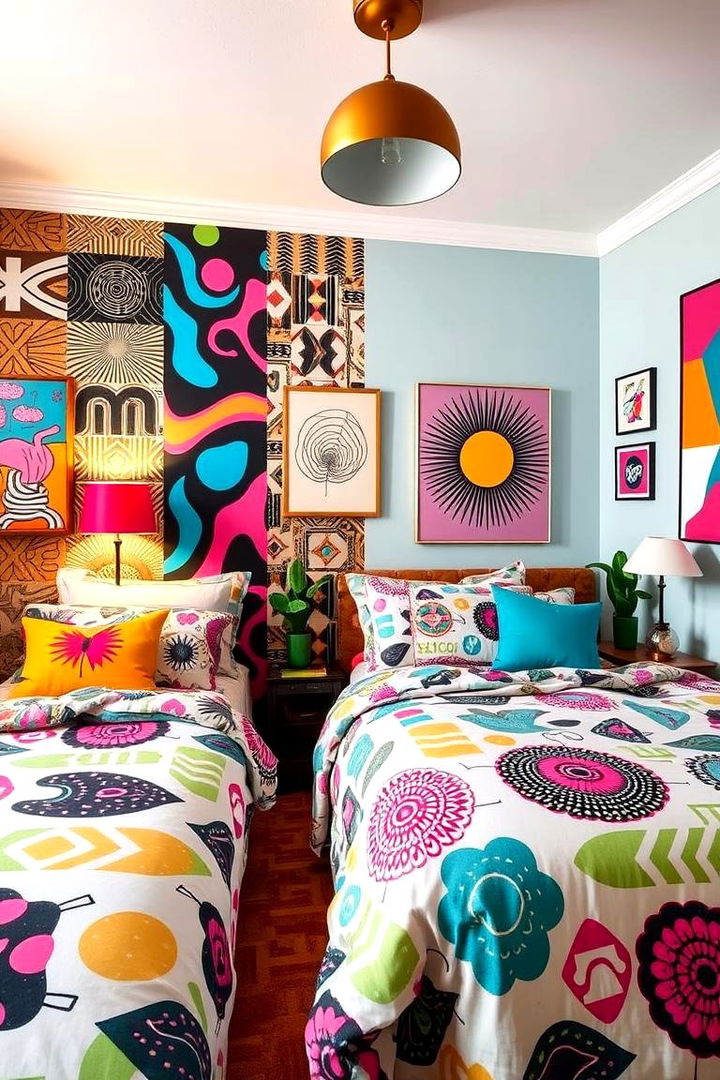 Funky Patterns - 22 60s Bedroom Ideas
