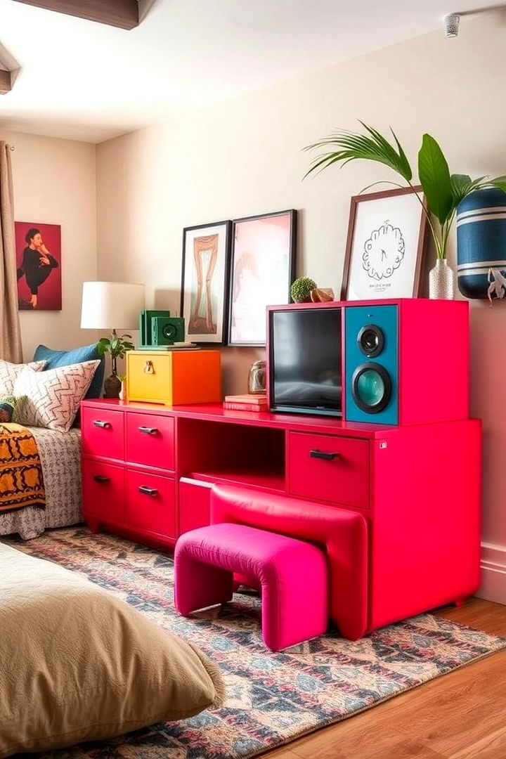 Funky Statement Furniture - 22 Boho Teen Bedroom Ideas