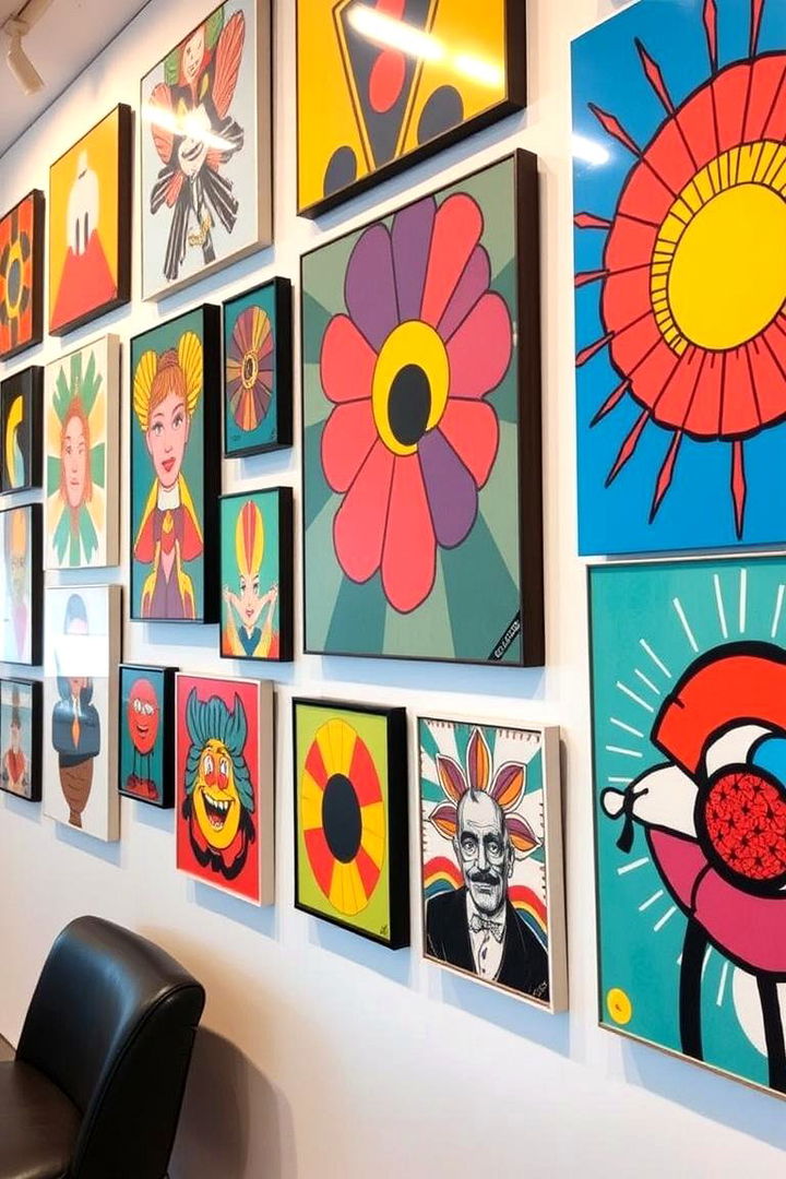Funky Wall Art - 22 1990s Interior Design Ideas