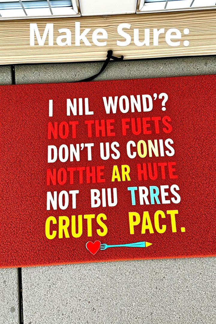 Funny Quote Mat - 22 Front Door Mat Ideas