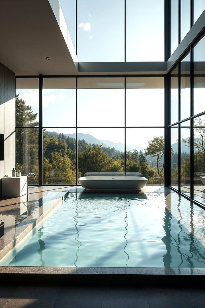 Fusing Indoor and Outdoor Elements - 22 Wet Room Ideas