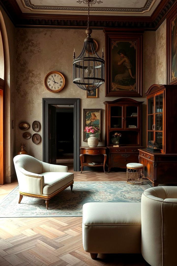 Fusion of Old and New Glam - 22 Glam Living Room Ideas
