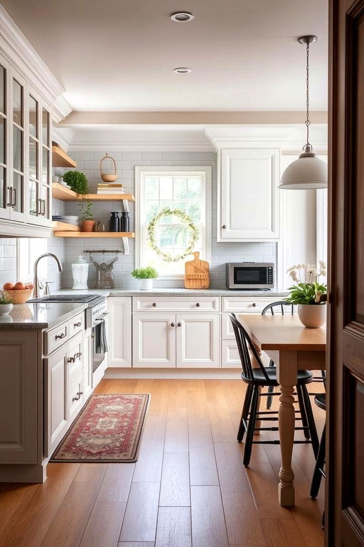 Fusion of Tradition and Modernity - 22 Light Wood Floor Kitchen Ideas