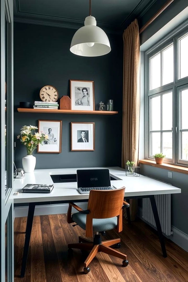Fusion of Vintage and Modern Design - 22 Bohemian Home Office Ideas