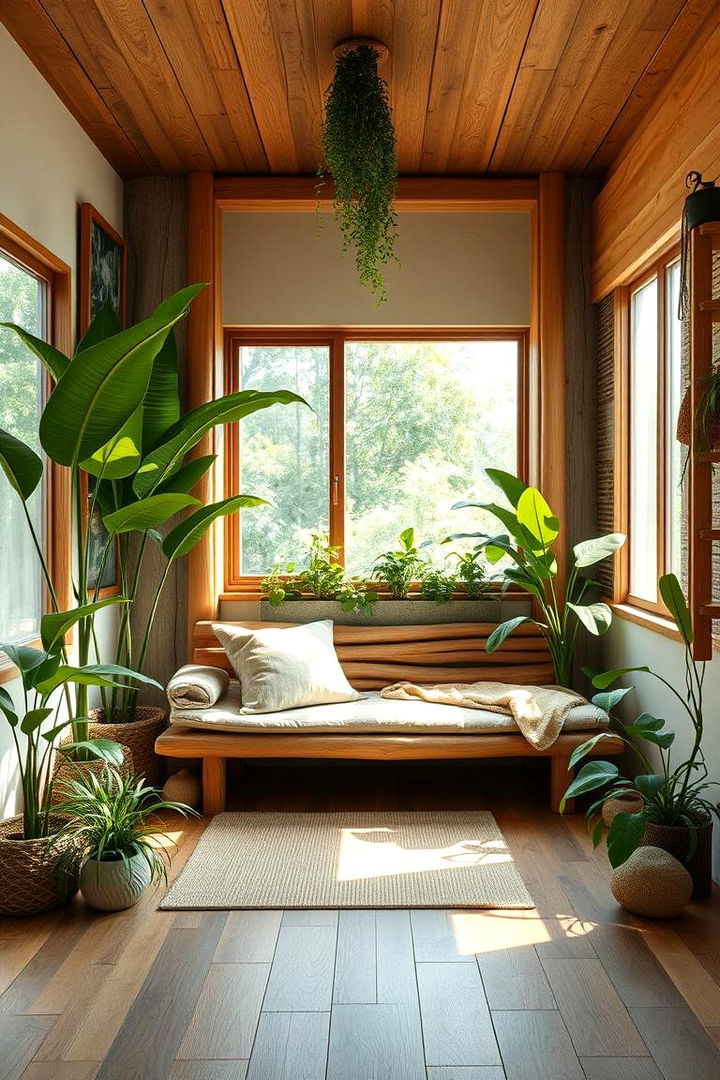 Futon Rooms with Natural Elements - 22 Futon Bedroom Ideas