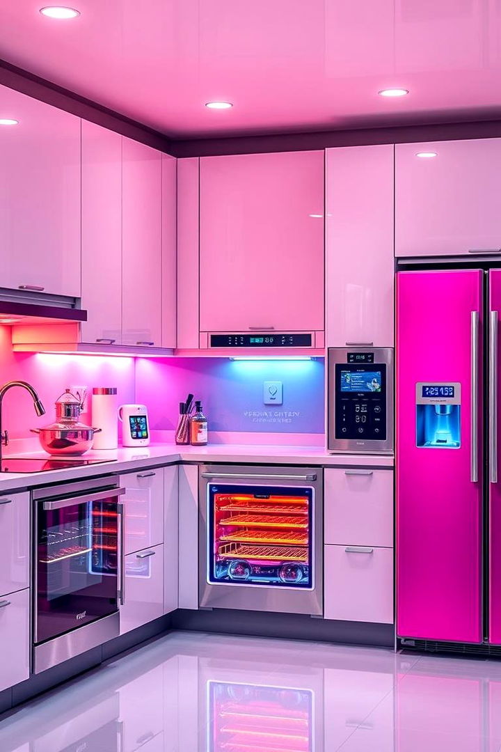 Future Tech Smart Appliances - 22 Kitchen With Colored Appliances Ideas