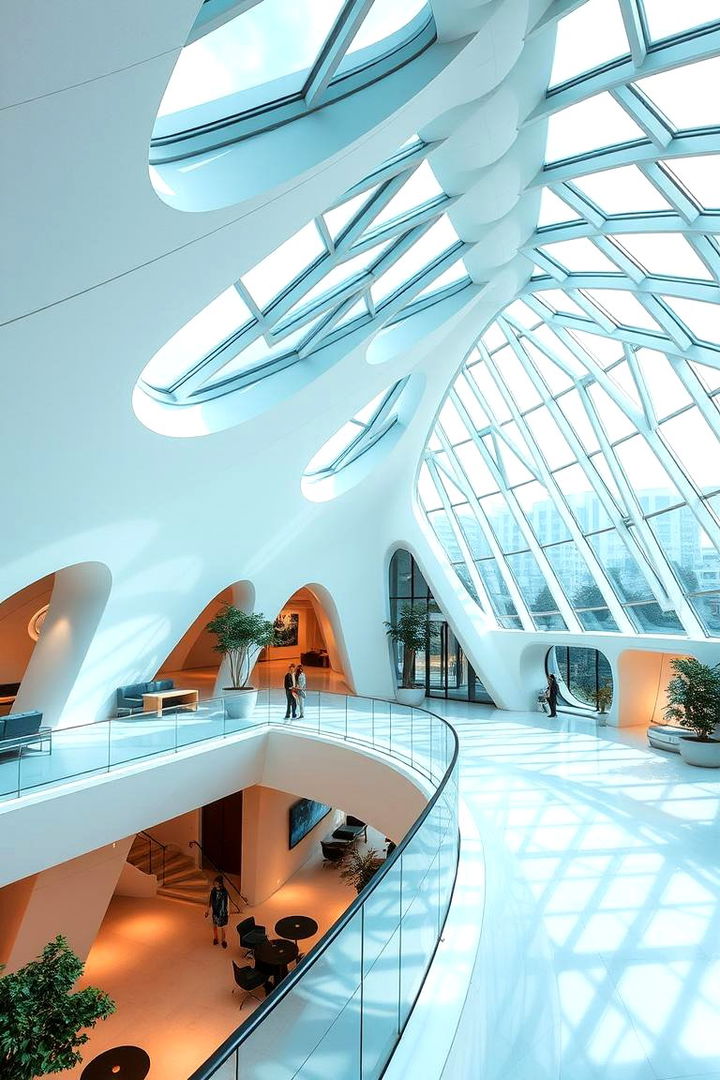 Futuristic Architectural Features - 22 2200s Interior Design Ideas