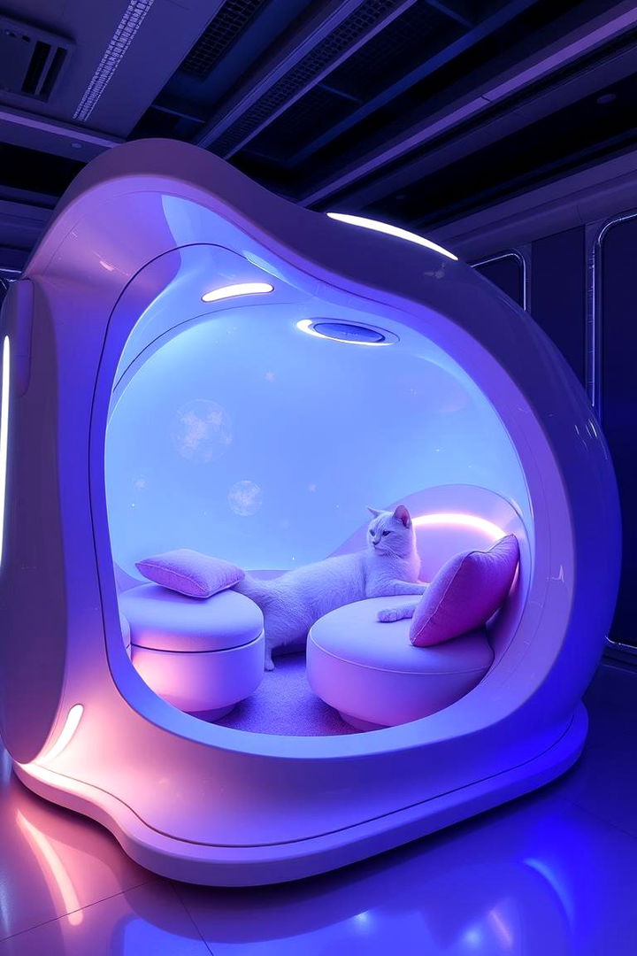 Futuristic Cat Pod - 22 Cat Room Ideas
