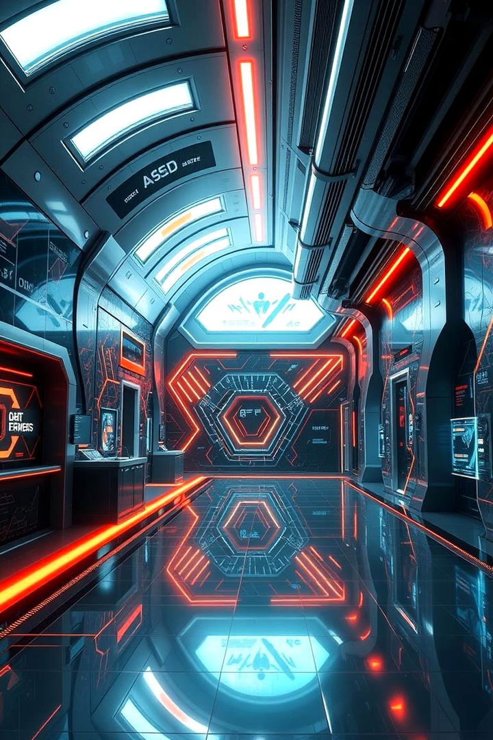 Futuristic Digital Designs - 22 Feature Wall Ideas