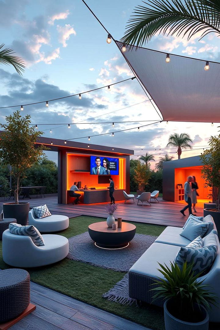 Futuristic Innovations Shaping Outdoor Entertainment - 22 Outdoor Tv Ideas