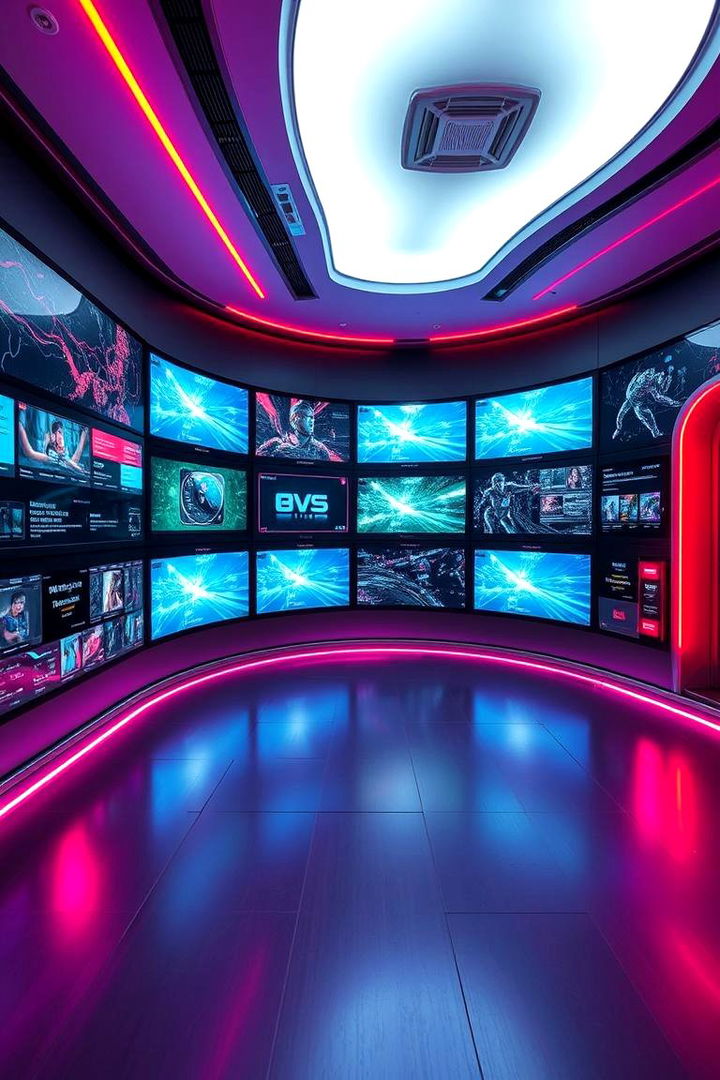 Futuristic LED Media Walls - 22 Media Wall Ideas