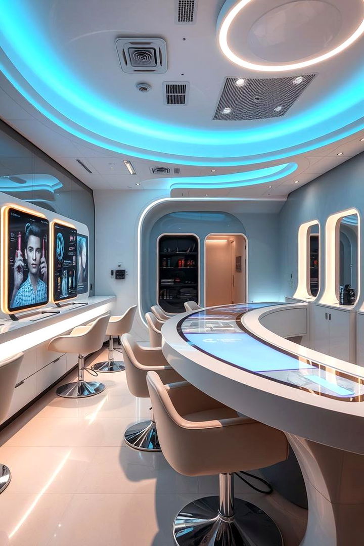 Futuristic Salon - 22 Salon Interior Design Ideas