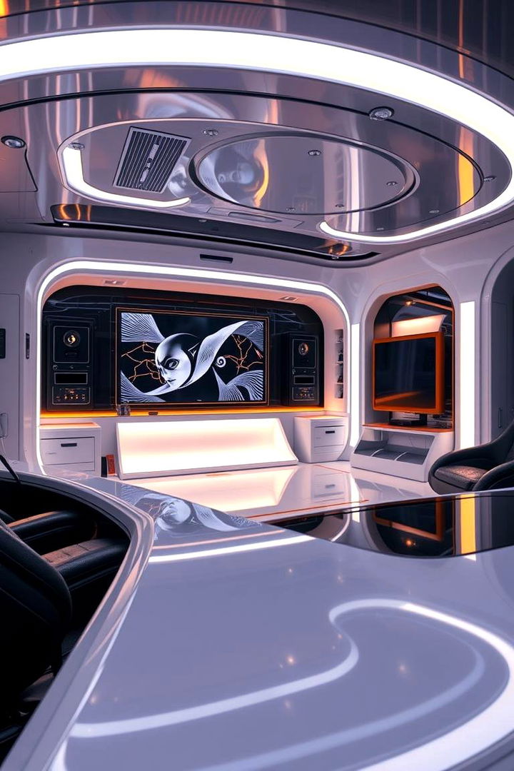 Futuristic and Sleek Design Elements - 22 Man Cave Gun Room Ideas