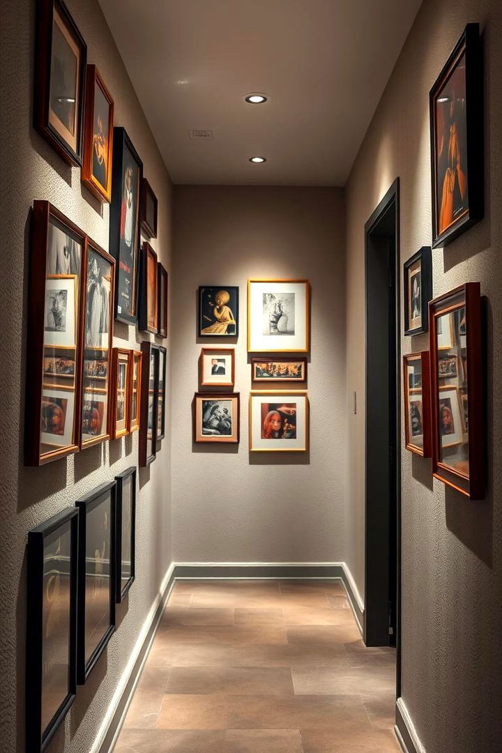 Gallery Wall Hallway - 22 Hallway Ideas
