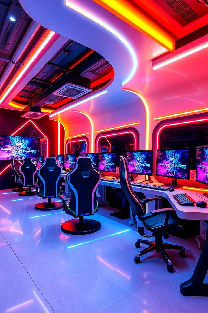 Gamers Ultimate Den - 22 Black Man Cave Ideas