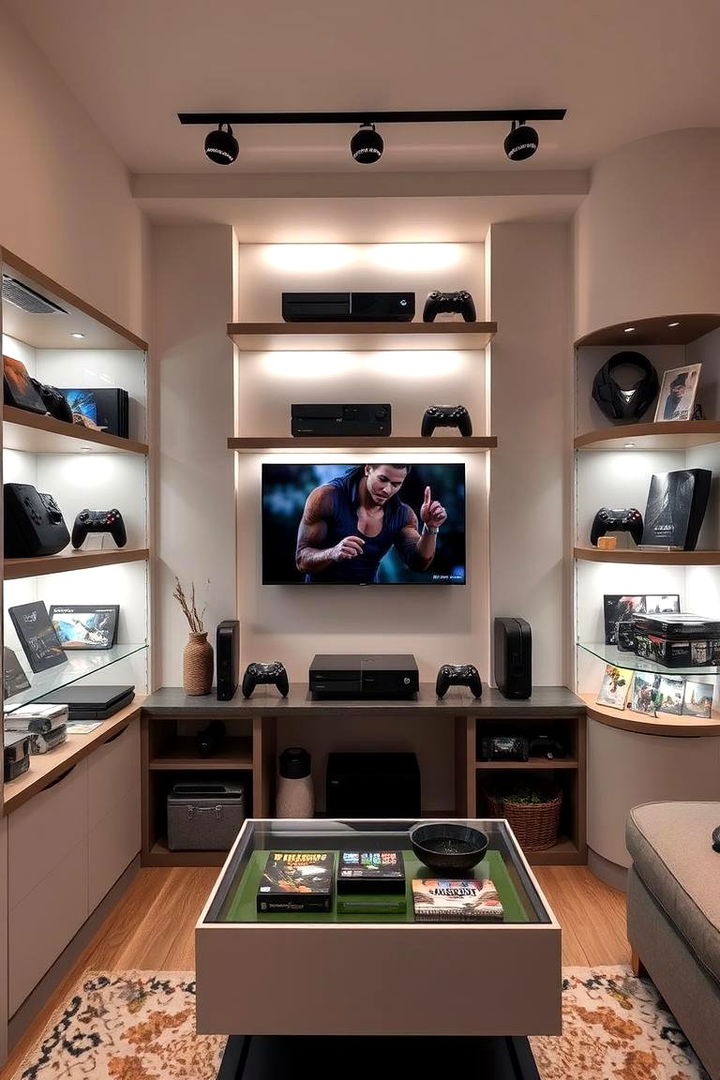 Gaming Console Display - 22 Gaming Bedroom Ideas