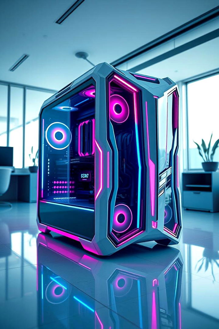 Gaming PC with Rosy Accents - 22 Pink Gaming Setup Ideas