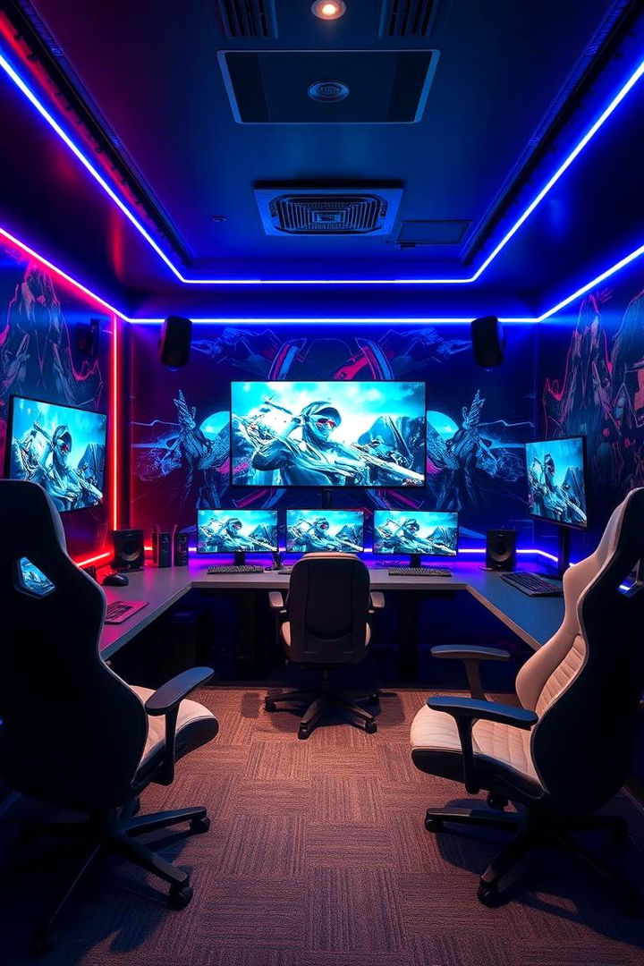Gaming Stream Corner Setup - 22 Content Creator Room Ideas