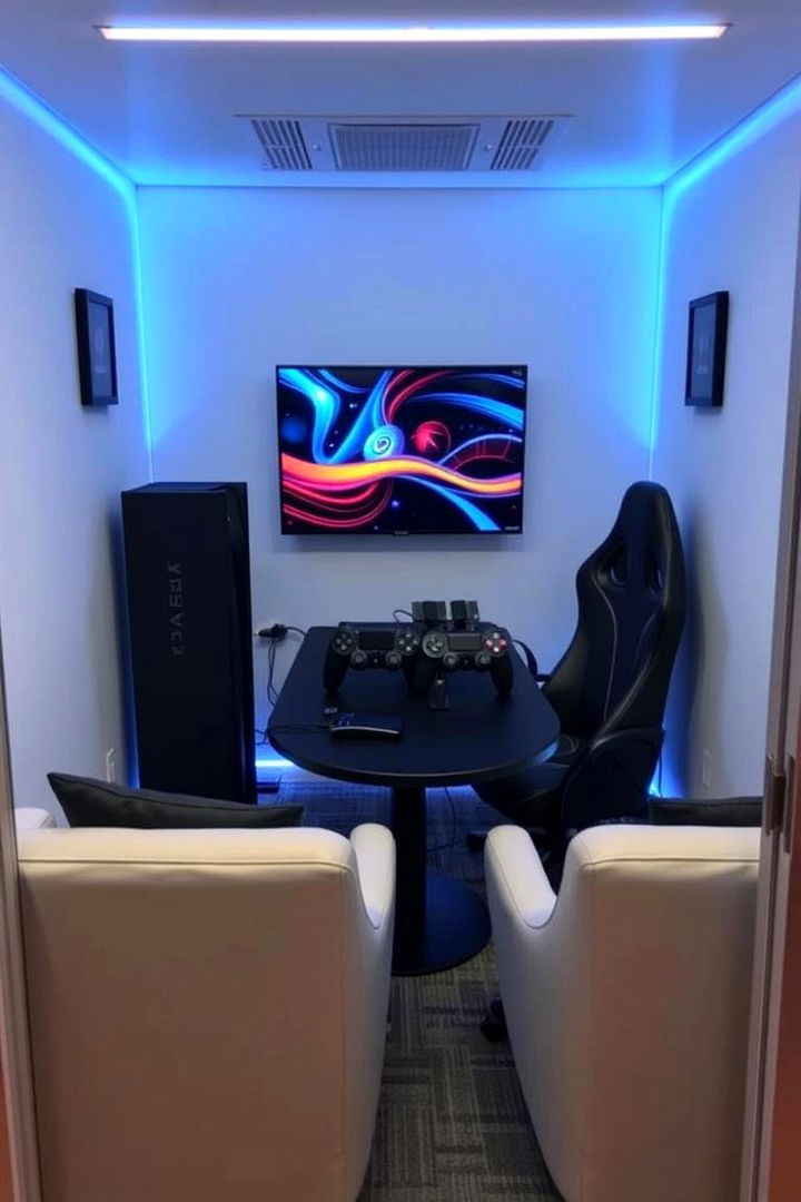 Gaming and Entertainment Zones - 22 Small Apartment Ideas for Guys