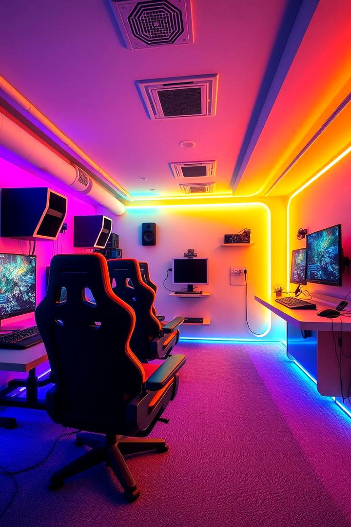 Gaming and Tech Hub - 22 Boys Dorm Room Ideas
