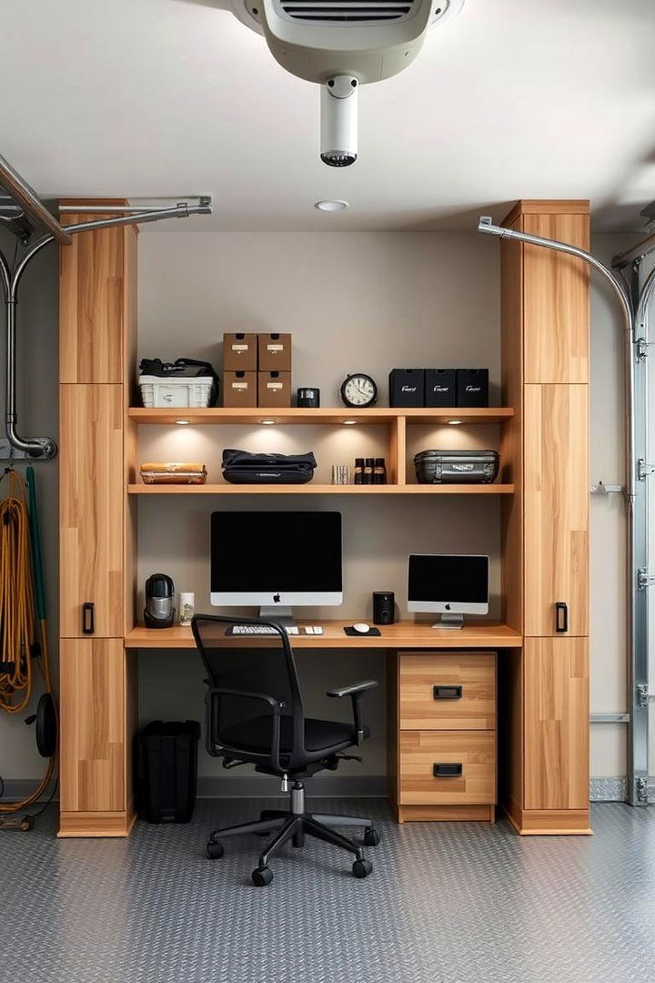 Garage Office Nook Walls - 22 Garage Wall Ideas