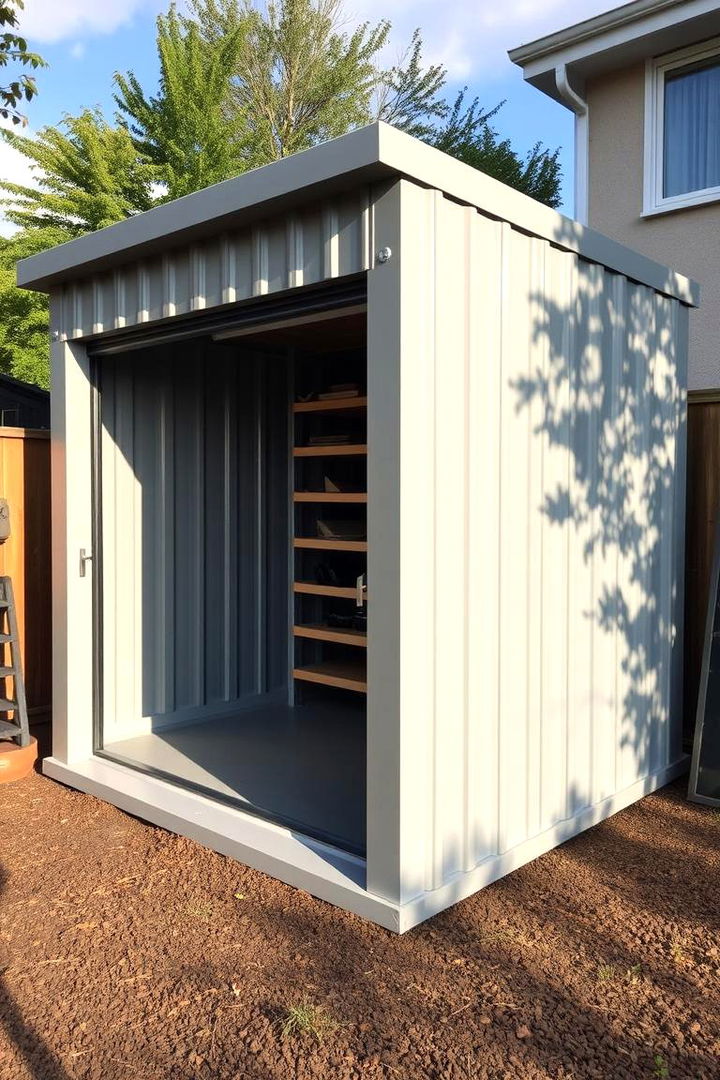 Garage Style Outdoor Storage Units - 22 Outdoor Storage Ideas