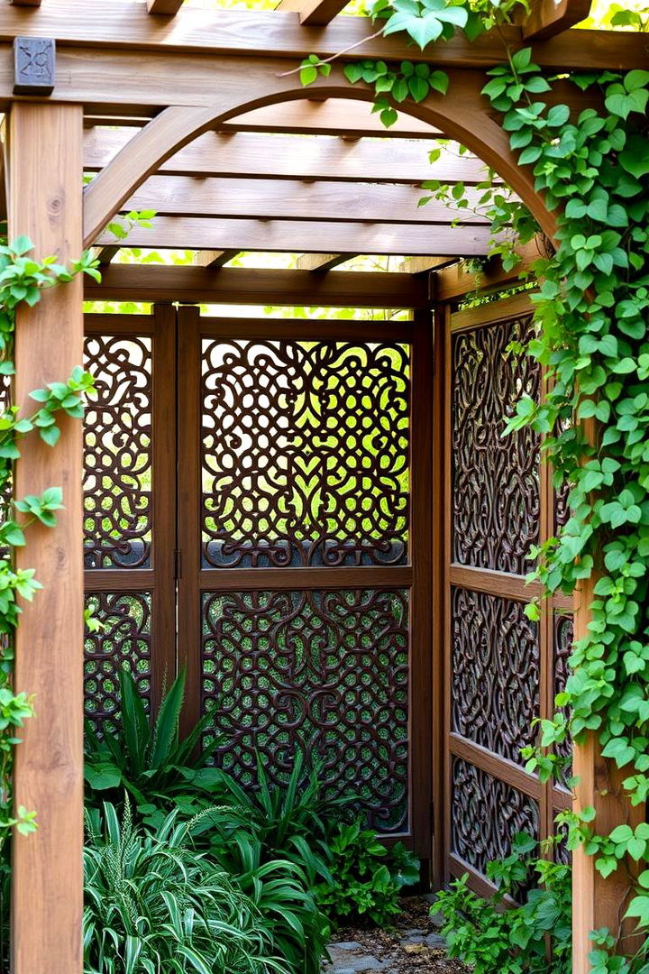 Garden Arbor Screens - 22 Outdoor Privacy Screen Ideas