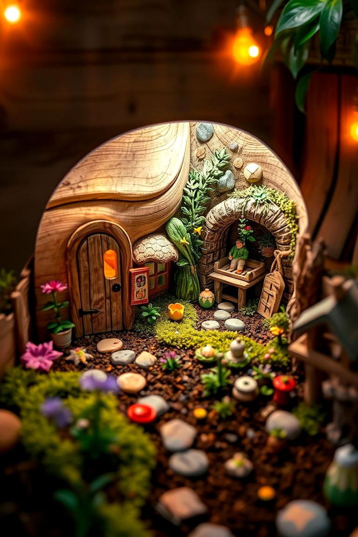 Garden Fort and Fairy Garden - 22 Backyard Playground Ideas