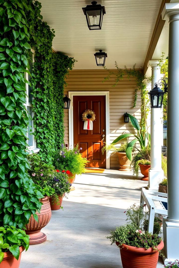 Garden Inspired Oasis - 22 Mobile Home Porch Ideas