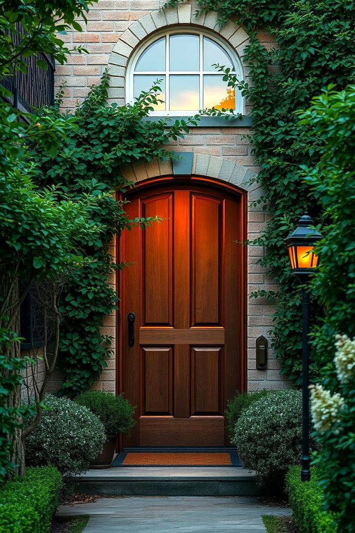 Garden Inspired Surrounds - 22 Colonial Front Door Ideas