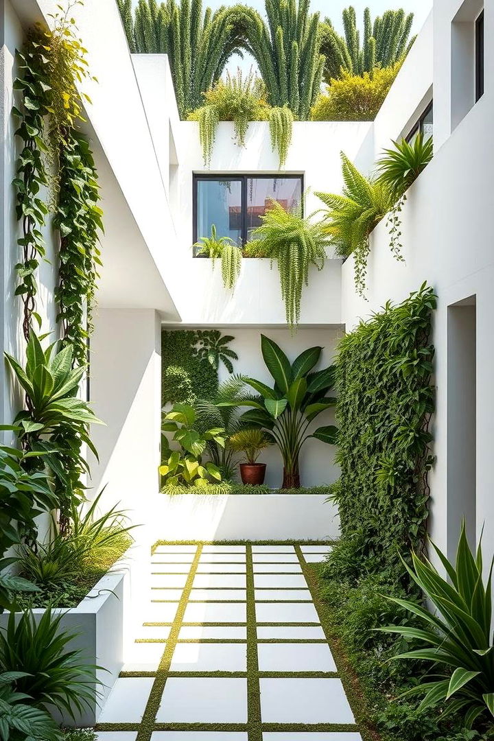 Garden Integrated Exteriors - 22 White Home Exterior Ideas