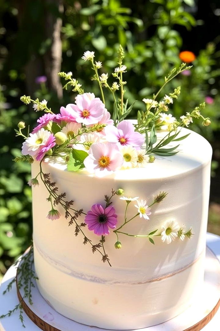Garden Party Cake - 22 Wedding Cake Ideas