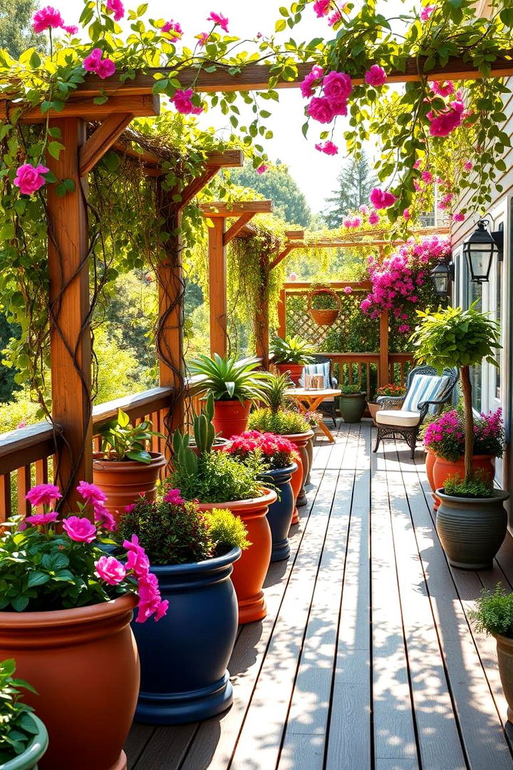 Garden Party Deck - 22 Backyard Deck Ideas