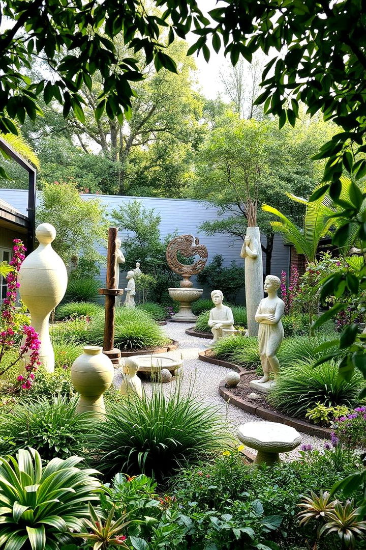 Garden Sculpture and Art Integration - 22 English Garden Ideas